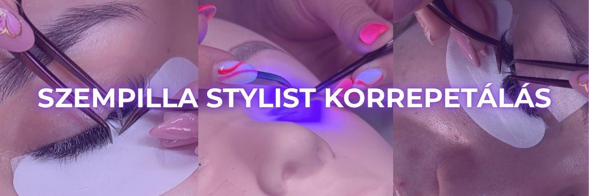Szempilla stylist korrepetálás