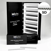 Kép 4/4 - LedLashes 5D Promade Strip 1000 db-os műszempillák - fekete színben