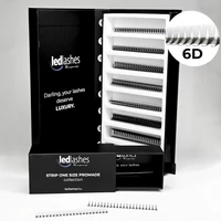 Kép 4/4 - LedLashes 6D Promade Strip 1000 db-os műszempillák - fekete színben