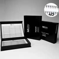 Kép 1/7 - LedLashes 4D Promade 20 soros tálcás műszempillák - fekete színben