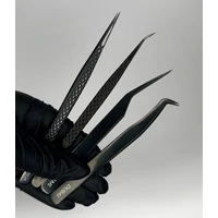 Kép 6/6 - LedLashes Miami - Tört / hajlított izoláló csipesz