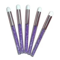 Kép 2/5 - LedLashes Crystal Glow Szempilla Sampon Ecset - lila