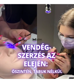 Vendégszerzés a szempillaépítő pálya elején – őszintén a nehéz indulásról
