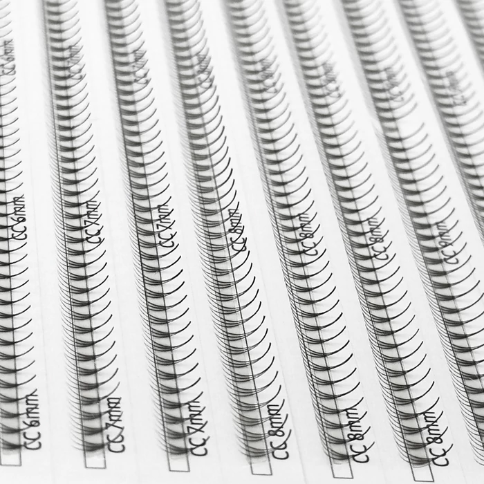 LedLashes 3D Promade 20 soros tálcás műszempillák - fekete színben