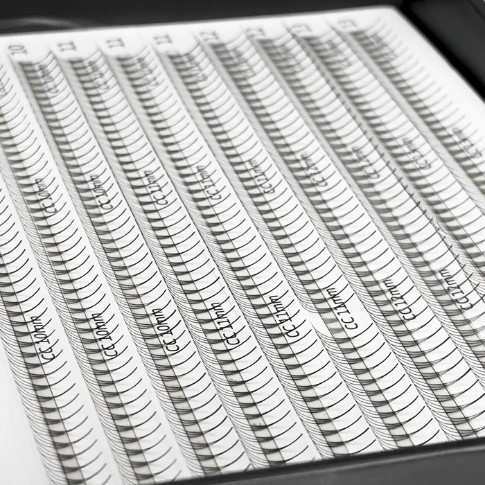 LedLashes 3D Promade 20 soros tálcás műszempillák - fekete színben