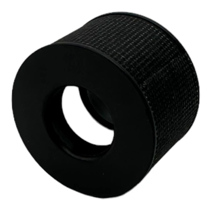 Fekete szilikon bevonatú géles szalag 2,5 cm