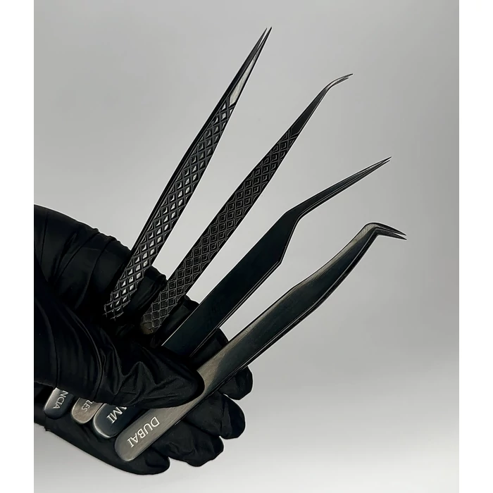 LedLashes Miami - Tört / hajlított izoláló csipesz