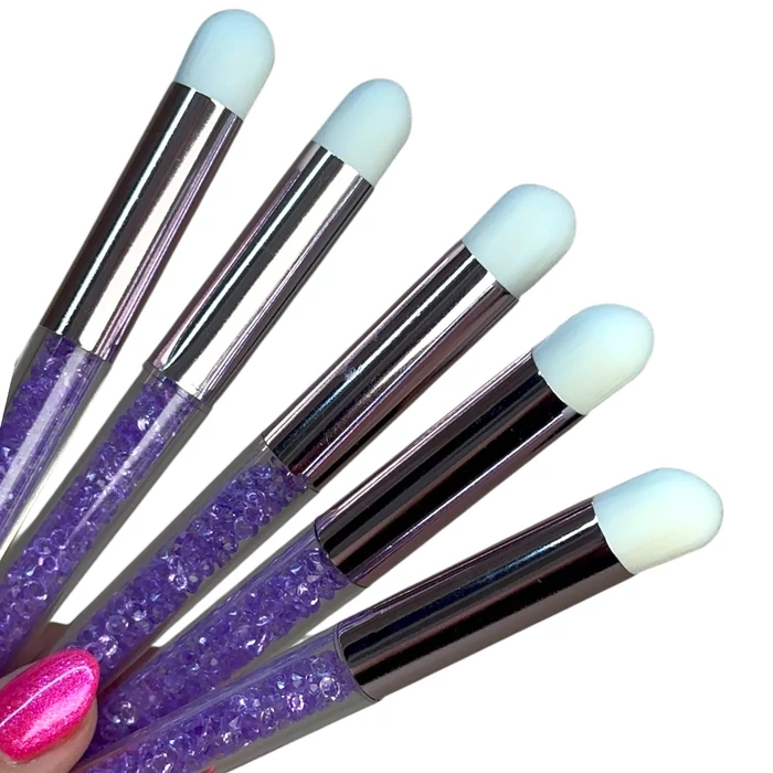 LedLashes Crystal Glow Szempilla Sampon Ecset - lila