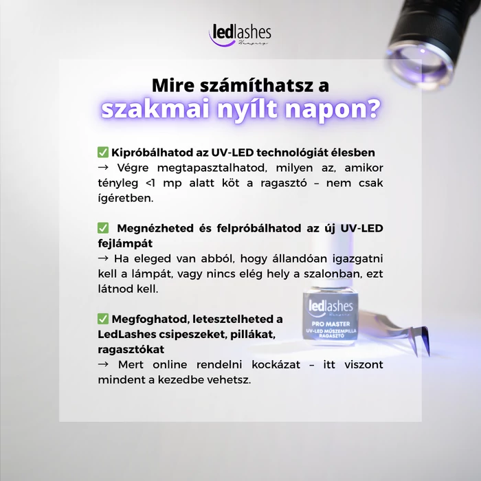 LedLashes - szakmai nyílt nap