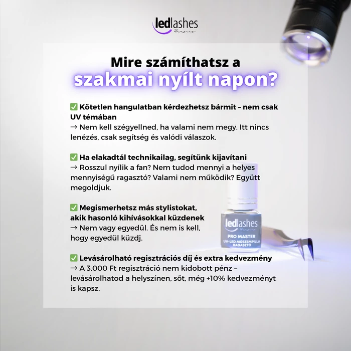 LedLashes - szakmai nyílt nap